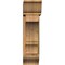 Ekena Millwork Balboa Traditional Rough Sawn Bracket w/ Offset Brace, Western Red Cedar, 8"W x 26"D x 30"H BKT0806X26X30BOA01RWR - alternate 3